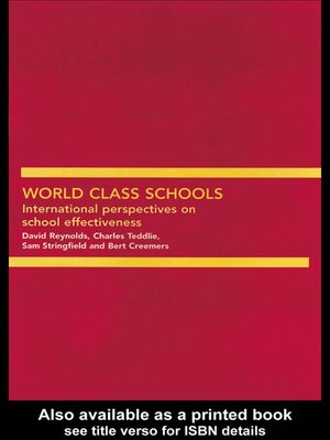 cover image of World Class Schools